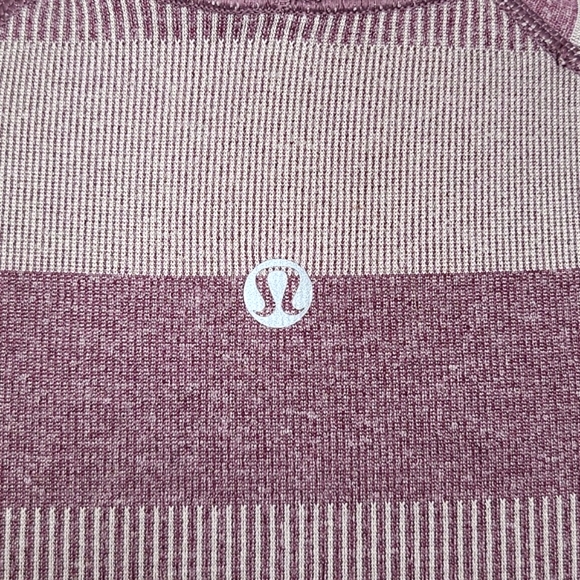 Lululemon Swiftly Tech Short Sleeve Purple Top Size 4 - Picture 5 of 10